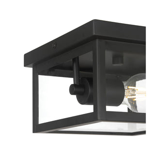 Evanton 8" Wide 1-Light Outdoor Flush Mount