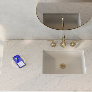 48 Inch Brittany Freestanding Vanity in Smokey Celadon / Eternal Jasmine Pearl Top