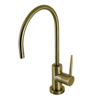 New York Water Filtration Faucet in Antique Brass