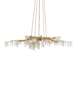 Forest Light Gold Chandelier