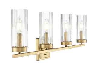 Iversen 29.75" Wide 4-Light Vanity - Vintage Brass