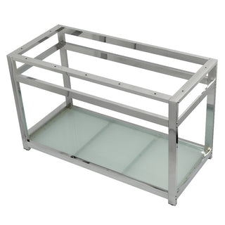 Kingston Commercial 49 Inch Console Sink in Polished Chrome