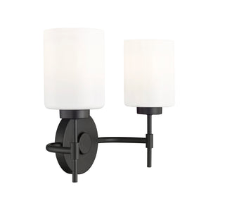 Keylee 15.5" Wide 2-Light Vanity - Matte Black