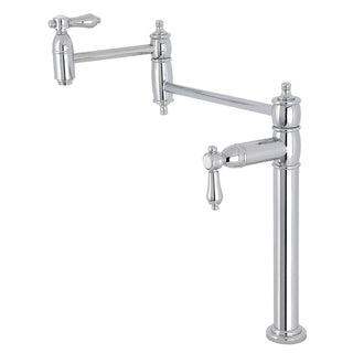 Heirloom Pot Filler Faucet in Polished Chrome