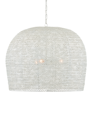 Piero Large White Chandelier