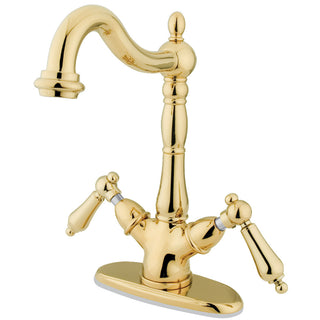 Heritage Vessel Faucet in Polished Brass