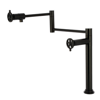 Fuller Pot Filler Faucet in Matte Black