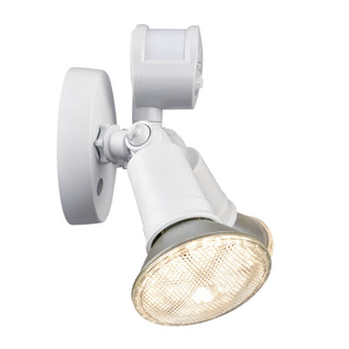 4.75" High 2-Light Outdoor Security Flood Light - Powder Coated Matte White