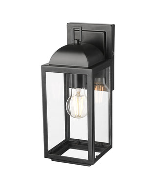 Beaufort 12.75" High 1-Light Outdoor Wall Sconce - Powder Coated Black