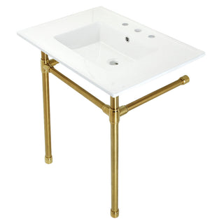 Dreyfuss 31.13 Inch Console Sink in White