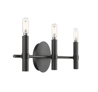 Skyva 6" High 3-Light Vanity - Matte Black