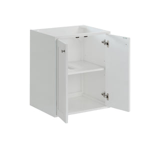 23.63 Inch Chianti Freestanding Vanity in Glossy White /  Top