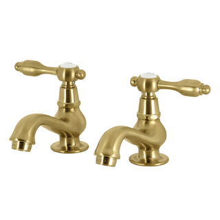Tudor Basin Tap Faucet in Brushed Brass
