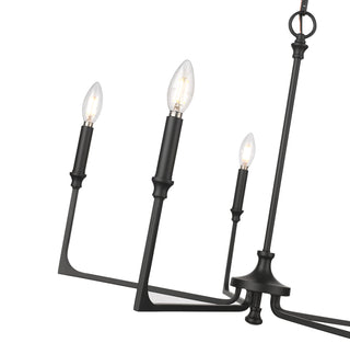 Azara 28" Wide 5-Light Chandelier - Matte Black