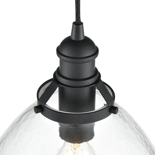 Khrisa 12.75" Wide 1-Light Pendant - Matte Black