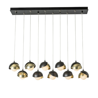 Brooklyn 10-Light Double Shade Rectangular Pendant