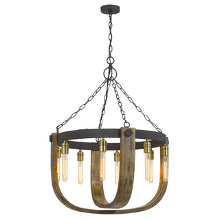 The Modern Woodland 8 Light Pendant