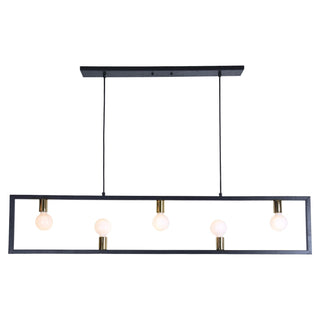 Large Modern Iron Light Fixture